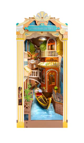 Rolife® Romantic Venice DIY Book Nook Shelf Insert Kit